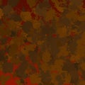 Brown grunge stains over red