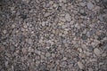 Nature background top view of grey and brown beach stones background Royalty Free Stock Photo