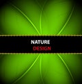 Nature banner background design