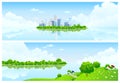 Nature banners Royalty Free Stock Photo