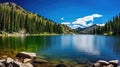 nature bear lake colorado Royalty Free Stock Photo