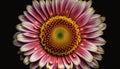 Nature beauty in bloom yellow daisy petals generated by AI