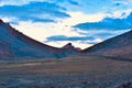 Beautiful landscape image colourful clouds