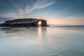 Nature becomes beautiful on the beach of the Cathedrals