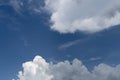 Nature of Big White cloud on blue sky Royalty Free Stock Photo