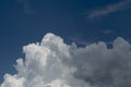Nature of Big White cloud on blue sky Royalty Free Stock Photo