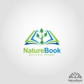 Nature Book - Health Education School Logo Template