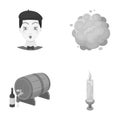 Nature, business, ecology and other monochrome icon in cartoon style.fire, lighting, entertainment icons in set