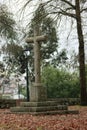 Nature chapel with medieval cross