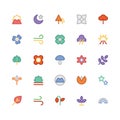 Nature Colored Vector Icons 7