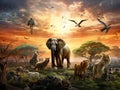 Ai Generated illustration Wildlife Concept of Nature Concept Royalty Free Stock Photo