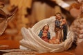 Nature creates the Nativity - Christmas - Small Nativities from all over the World Royalty Free Stock Photo
