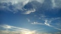 When nature creates wonderful paintings of clouds and clear blue skies