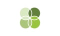 Nature creative symbol organic logo