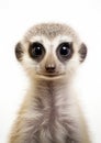 Nature cute face suricate portrait animal wildlife meerkat wild small brown fur mammal