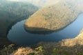 Nature of Czech Republic - river Moldau Royalty Free Stock Photo