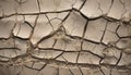 Nature damaged backdrop reveals abstract patterns of eroded, arid climate generated by AI