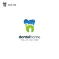 Nature Dental House Logo Design