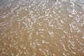 Nature design of reflection on nature sand under sea water Royalty Free Stock Photo