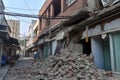 nature disaster in syria and turkey. Earthquake damaged buildings and roads.