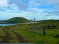 nature of Easter Island, landscape, vegetation and coast