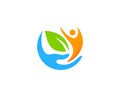 Nature Ecol Care Icon Logo Design Element