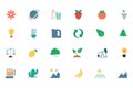 Nature and Ecology Colored Icons 2