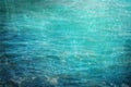 Nature element Water, abstract background texture in blue and turquoise, for themes like sea, ocean, environmental protection and Royalty Free Stock Photo