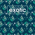 The nature of exotic graphic doodles pattern seamless