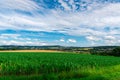 Nature, fields, forests in Germany, Bavaria Kups Royalty Free Stock Photo