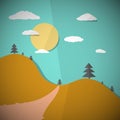 Nature Flat Design Illustration