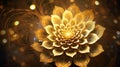 nature golden flower background