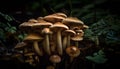 Nature gourmet fresh growth Edible mushroom season generated by AI