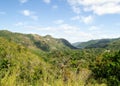 Nature green landscape. View of the beautiful valley. Bacunayagua, Cuba