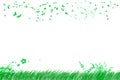 nature green paint frame for your text