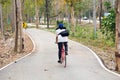 Pedestrian and bicycle