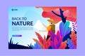 Back to nature Landing Page