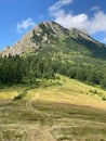 Nature of Hajla peak and Rugova mountains in Kosovo