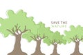 Nature. Happy Earth Day. Save the world concept Royalty Free Stock Photo