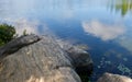 Nature hiking view in Algonquin park, Ontario II Royalty Free Stock Photo