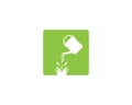 Nature icon logo design vector illustrartion Royalty Free Stock Photo
