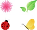 Nature icon set Royalty Free Stock Photo