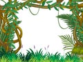 A nature jungle template