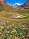 Nature landscape with Aconcagua, Argentina Royalty Free Stock Photo