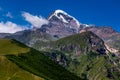 Nature landscape. Caucasian mountains, Georgia travel destination.