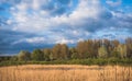 Nature landscape with cloudy sky Royalty Free Stock Photo