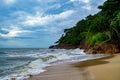 Nature landscape. Gulf of Thailand on a cloudy day