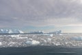 Nature and landscapes of Greenland or Antarctica. Travel on the ship among ices. Studying of a phenomenon of global warming Ices