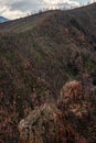 Pikes peak mountain range colorado springs Royalty Free Stock Photo