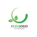 Nature leaf logo design